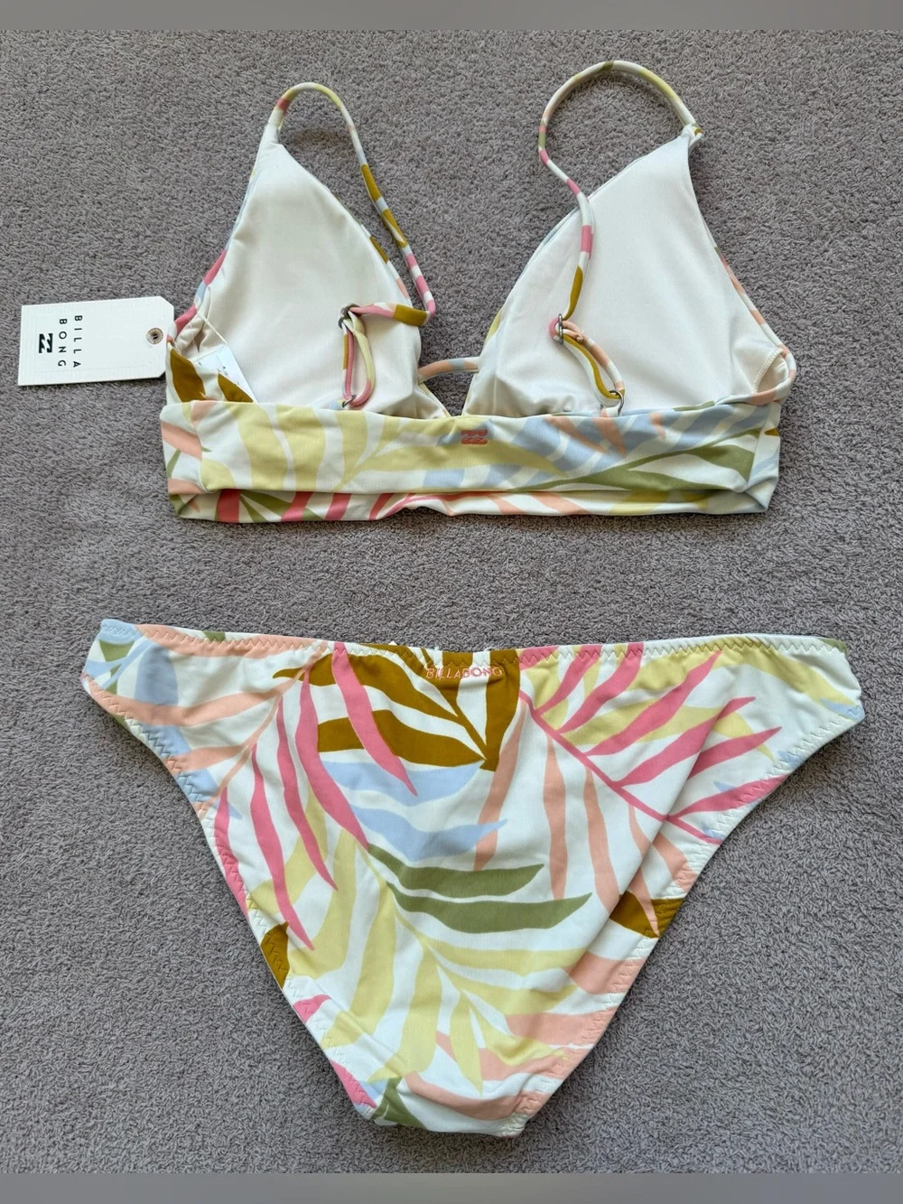 Billabong - SWIM SET - TROPIC JUNGLE - LOWRIDER BOTTOM / V NECK CAMI TOP